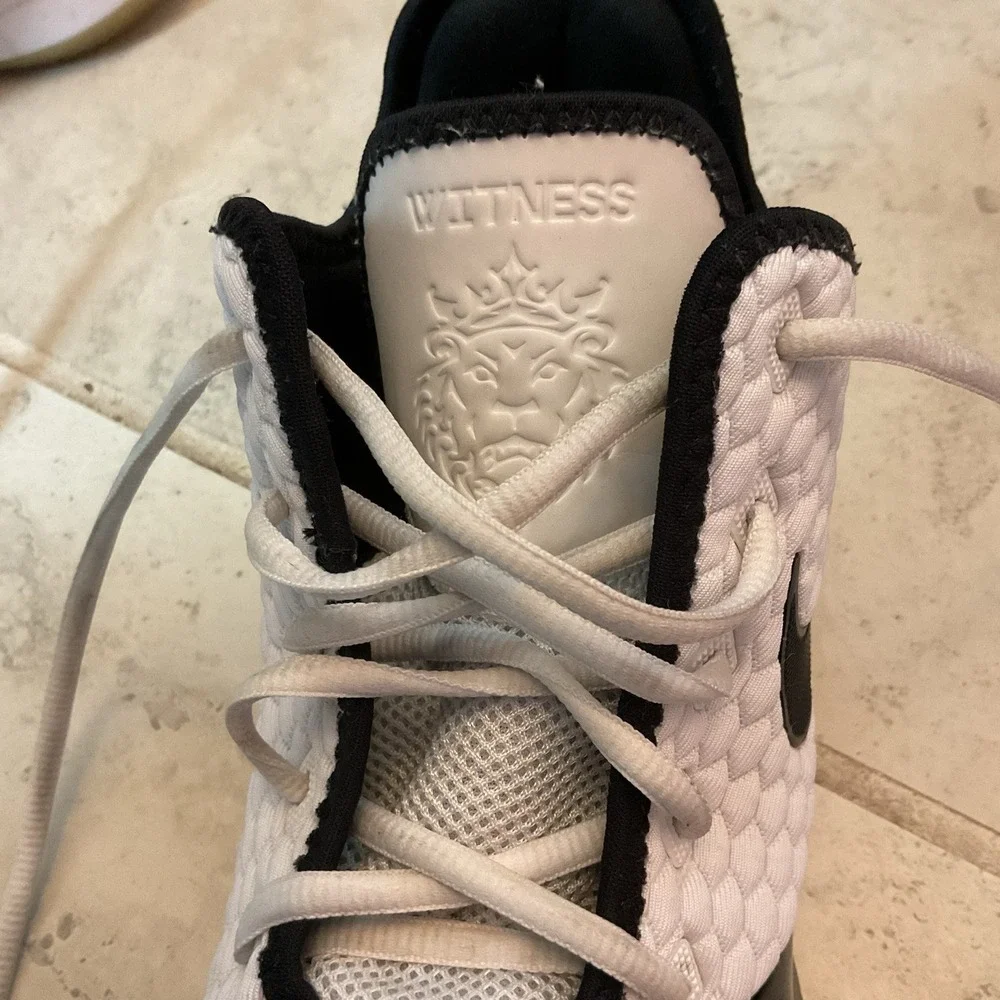 Size 13 - Nike LeBron Witness 3 Premium Concord, Black And White